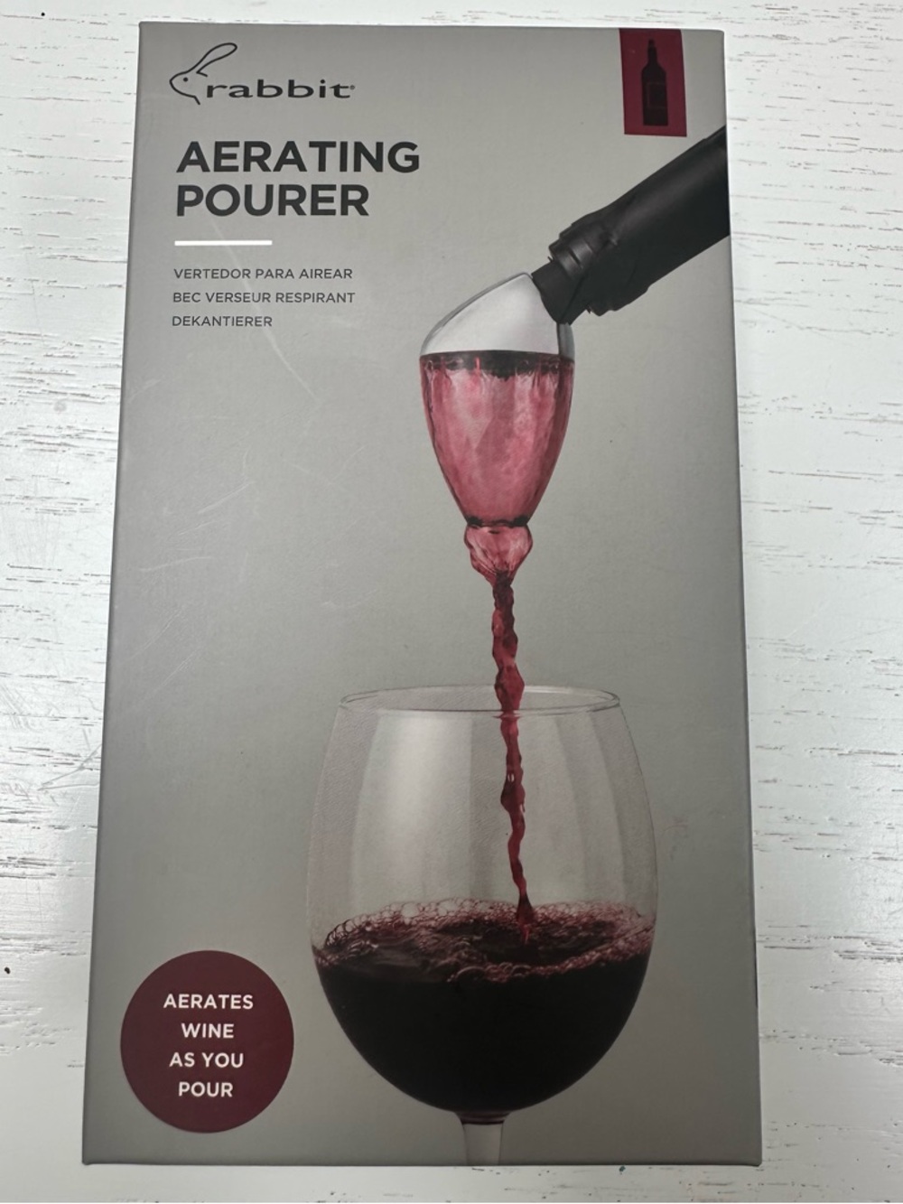 Rabbit New Aerating Pourer - Black